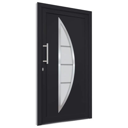 vidaXL Porte d'entrée Anthracite 88x200 cm