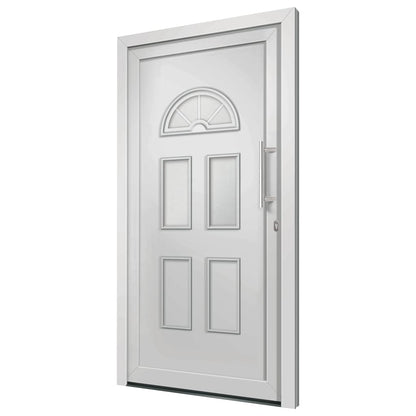 vidaXL Porte d'entrée Blanc 98x208 cm