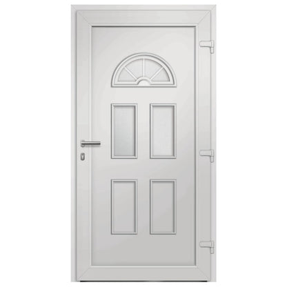 vidaXL Porte d'entrée Blanc 98x208 cm