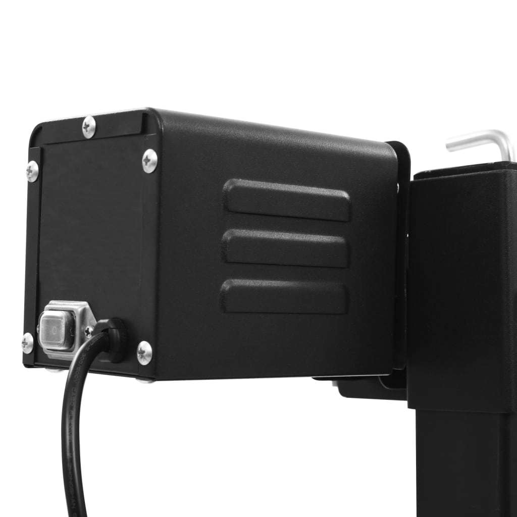 vidaXL Rôtissoire pour barbecue électrique Acier inoxydable