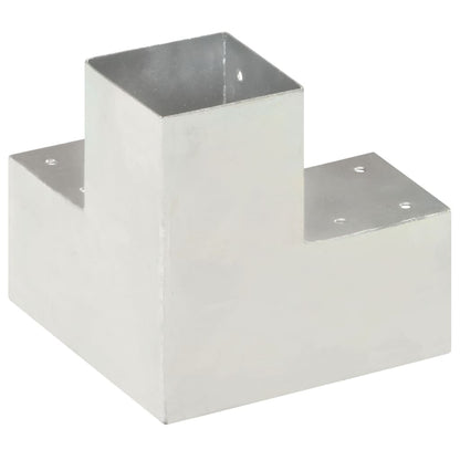 vidaXL Connecteur de poteau Forme en Y Métal galvanisé 91x91 mm