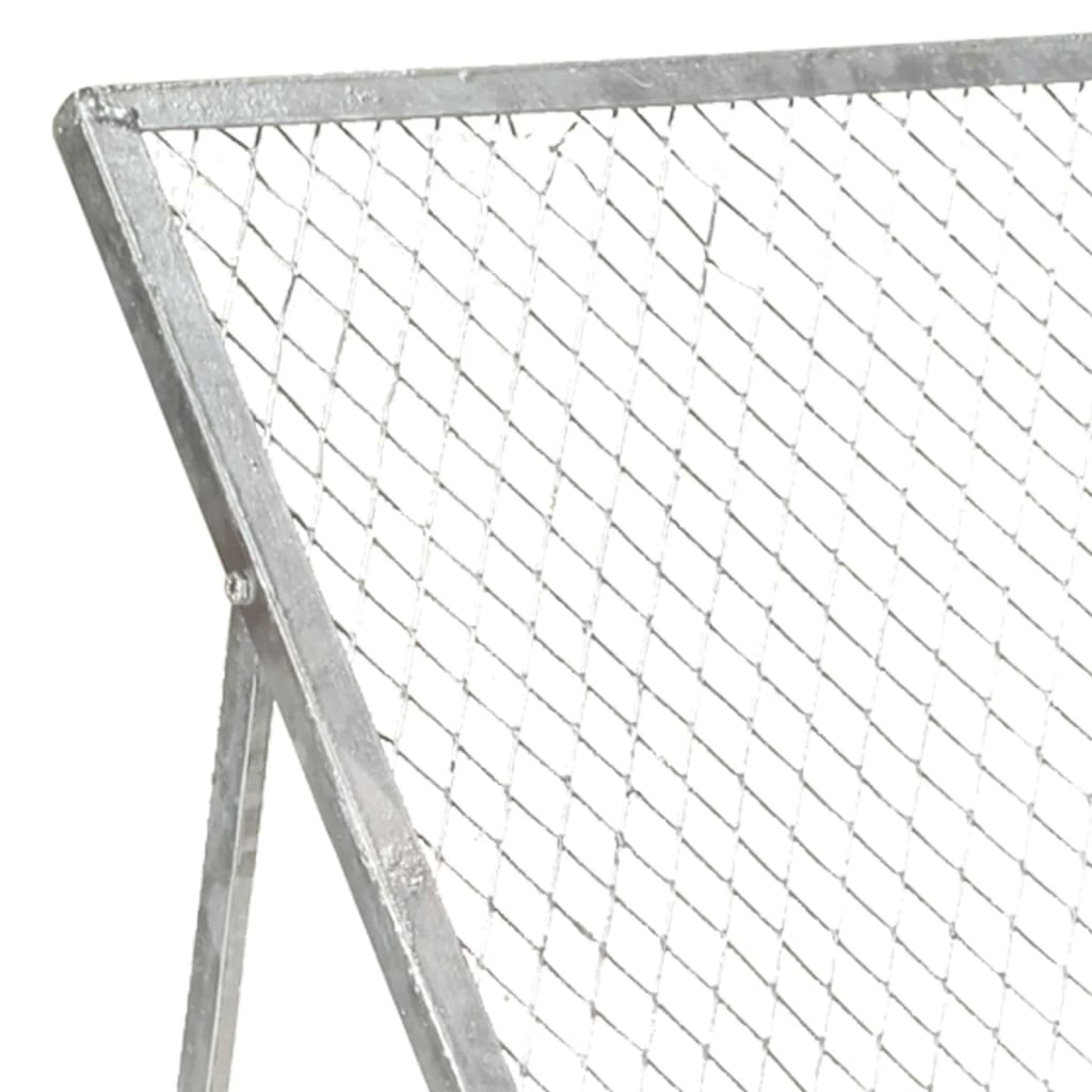 vidaXL Tamis de jardin Acier galvanisé