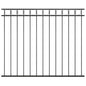vidaXL Panneau de clôture Acier 1,7x1,5 m Noir