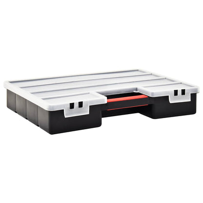 vidaXL Boîtes d'assortiment 2 pcs 460x325x80 mm plastique