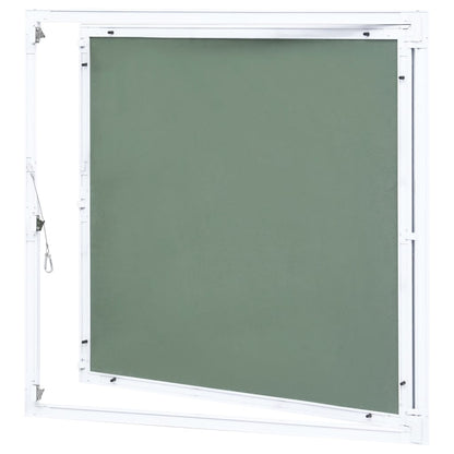 vidaXL Panneau d'accès Cadre en aluminium plaque de plâtre 300x300 mm