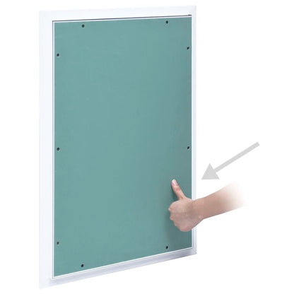 vidaXL Panneau d'accès Cadre en aluminium plaque de plâtre 300x600 mm