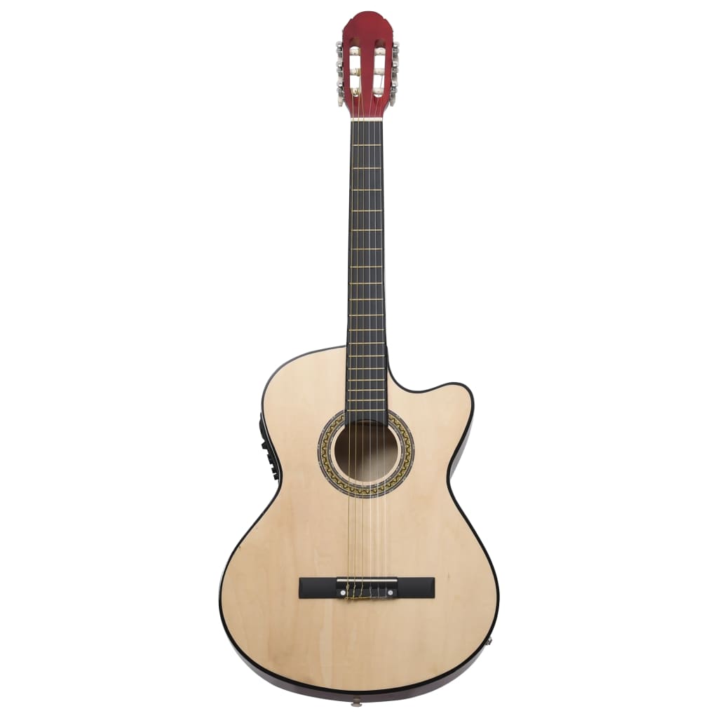 vidaXL Jeu de guitare 12 pcs occidental avec égaliseur et 6 cordes