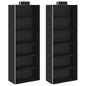 vidaXL Étagères suspendues de rangement 2 pcs 6 niveaux Tissu
