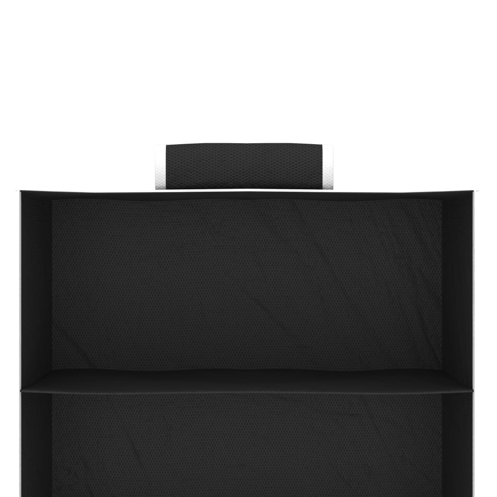 vidaXL Étagères suspendues de rangement 2 pcs 6 niveaux Tissu