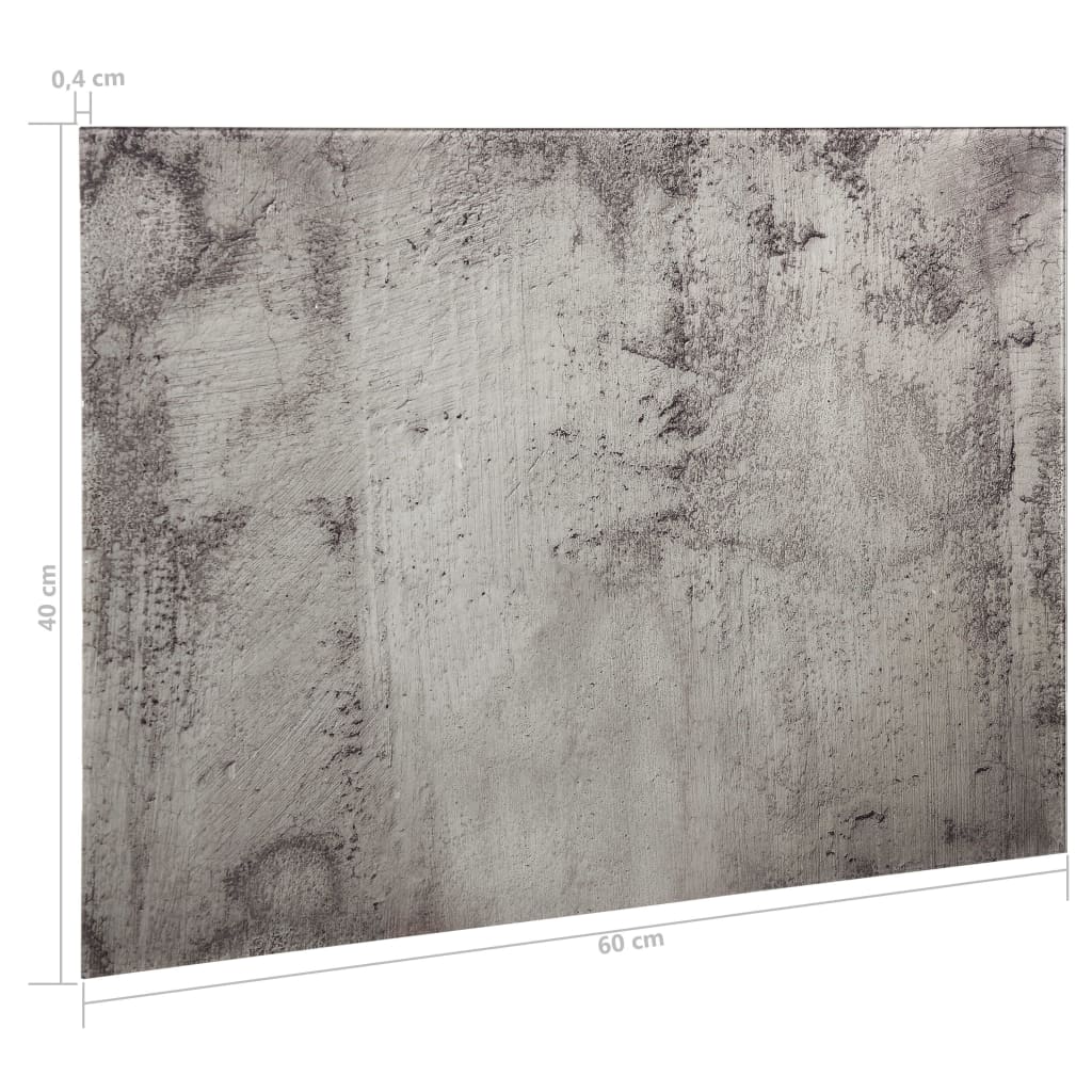 vidaXL Tableau noir magnétique mural Verre 60x40 cm