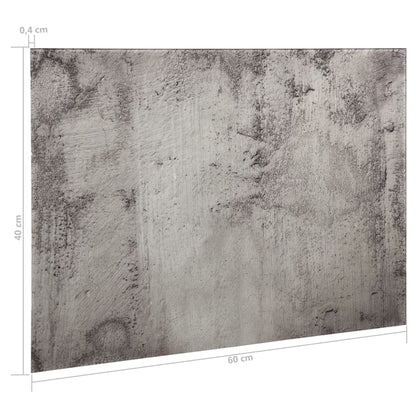 vidaXL Tableau noir magnétique mural Verre 60x40 cm