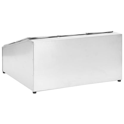 vidaXL Récipient Gastronorm avec 6 bacs GN 1/6 Acier inoxydable