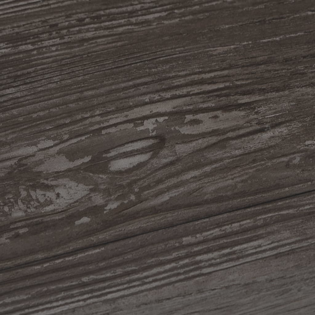 vidaXL Dalles de plancher PVC 4,46 m² 3 mm autoadhésif bois rayé