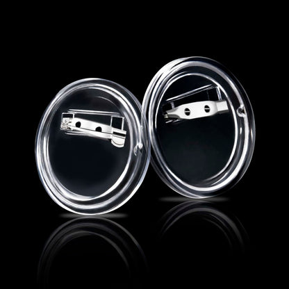 vidaXL Kit de badges à bouton avec épingles 100 sets Acrylique 58 mm