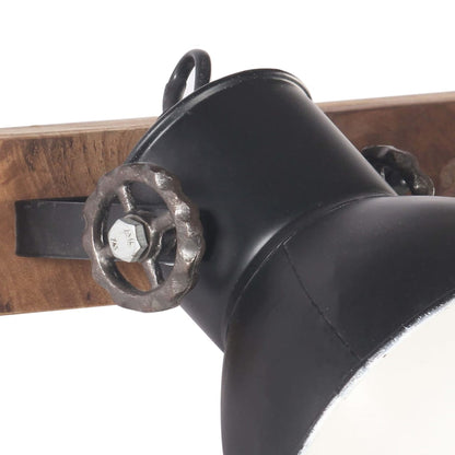 vidaXL Lampe murale industrielle Noir 90x25 cm E27
