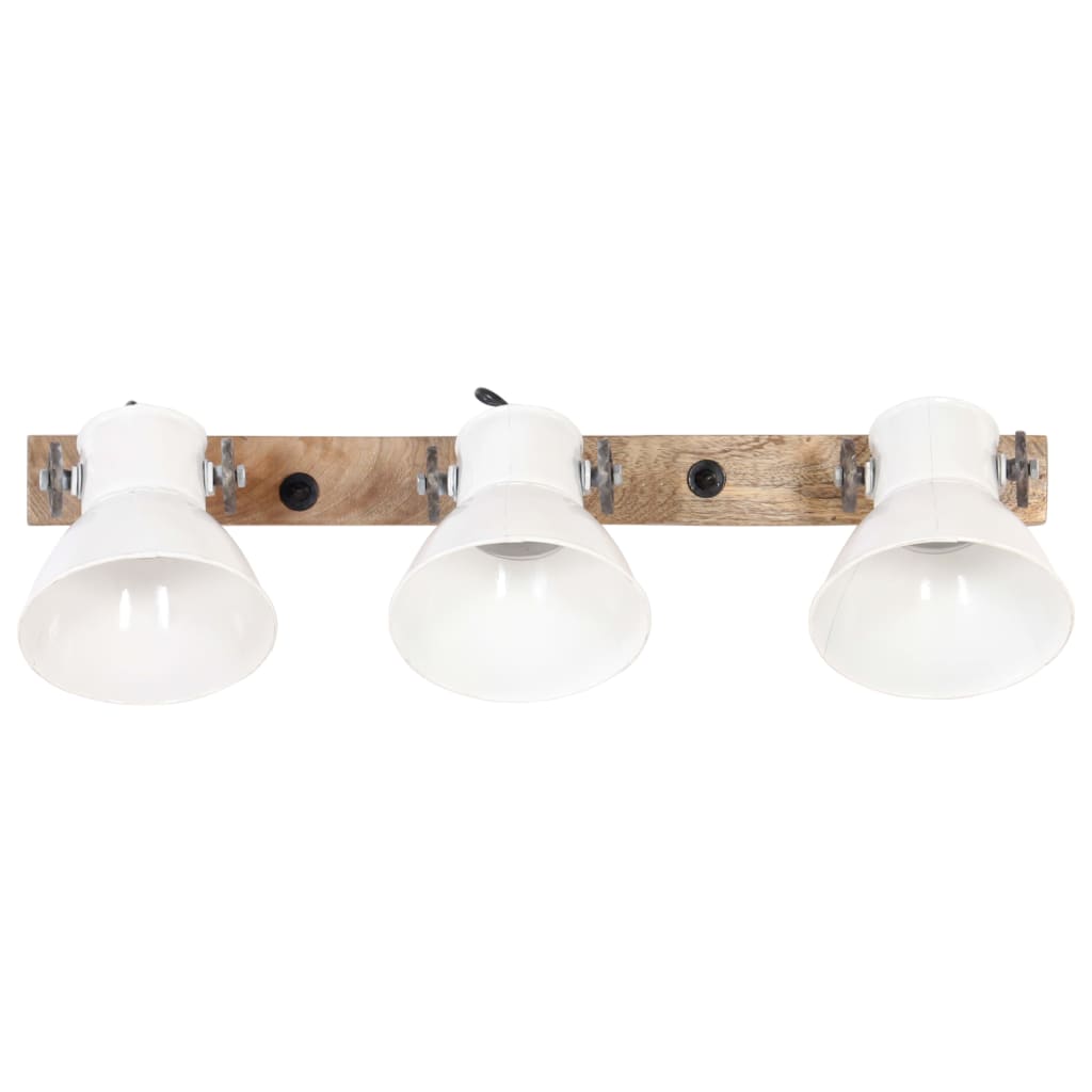vidaXL Lampe murale industrielle Blanc 65x25 cm E27