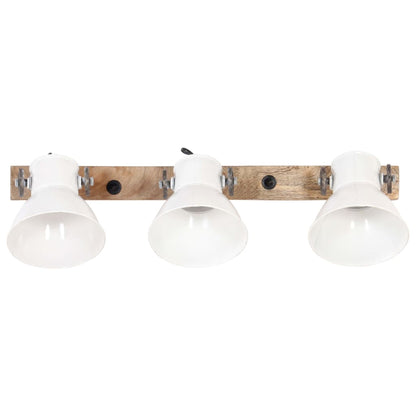 vidaXL Lampe murale industrielle Blanc 65x25 cm E27