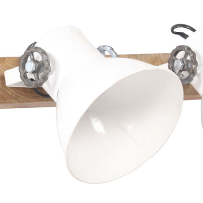 vidaXL Lampe murale industrielle Blanc 65x25 cm E27