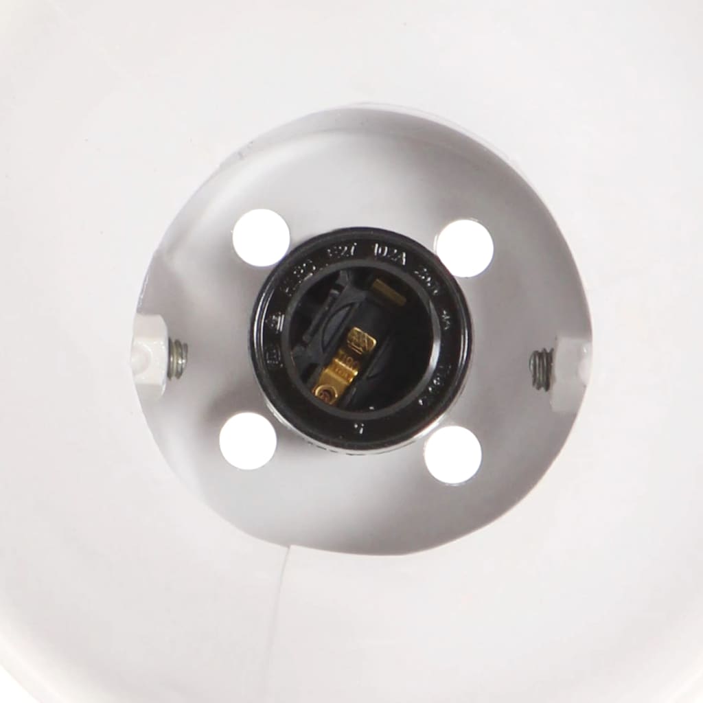 vidaXL Lampe murale industrielle Blanc 65x25 cm E27