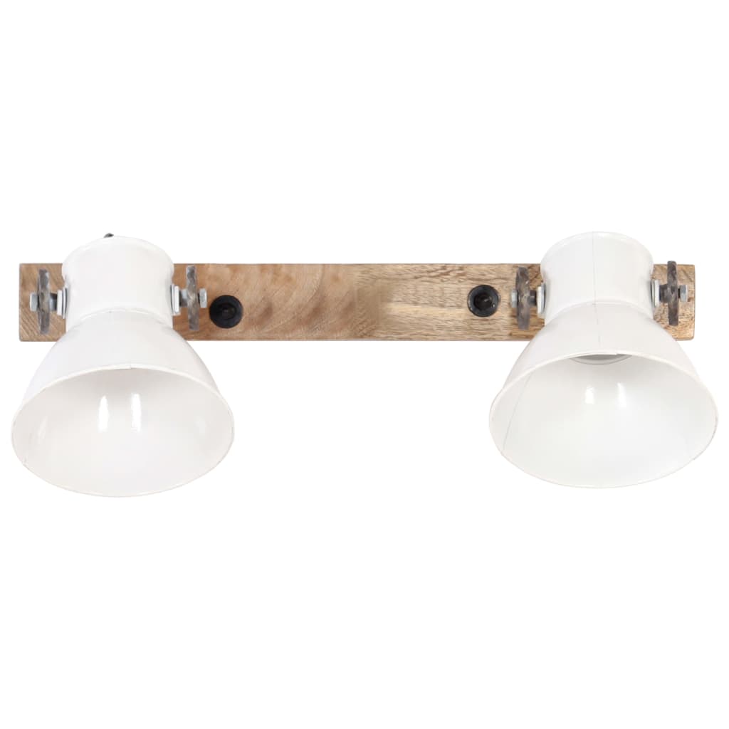 vidaXL Lampe murale industrielle Blanc 45x25 cm E27
