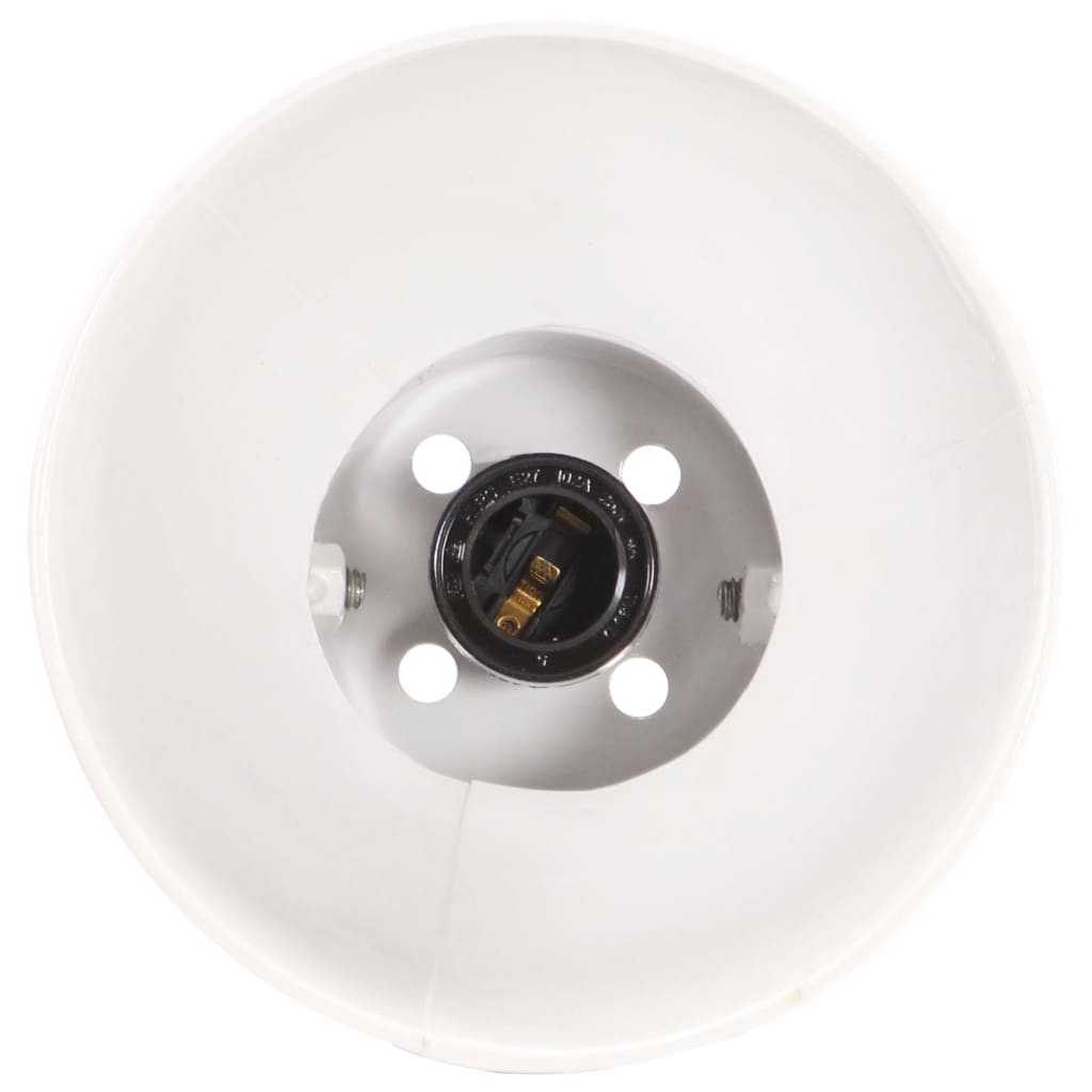 vidaXL Lampe murale industrielle Blanc 45x25 cm E27