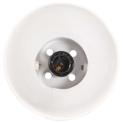 vidaXL Lampe murale industrielle Blanc 45x25 cm E27