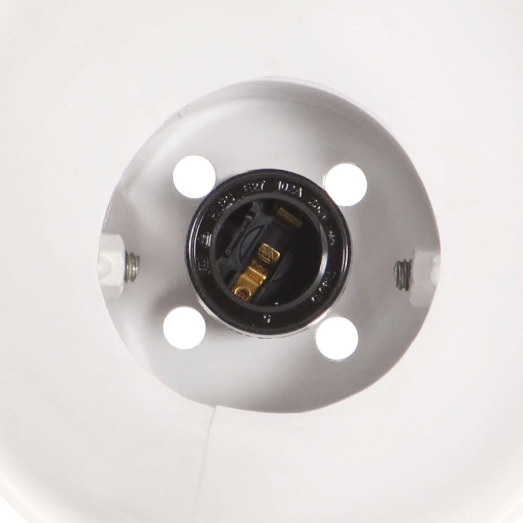 vidaXL Lampe murale industrielle Blanc 45x25 cm E27