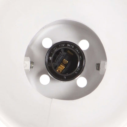 vidaXL Lampe murale industrielle Blanc 45x25 cm E27