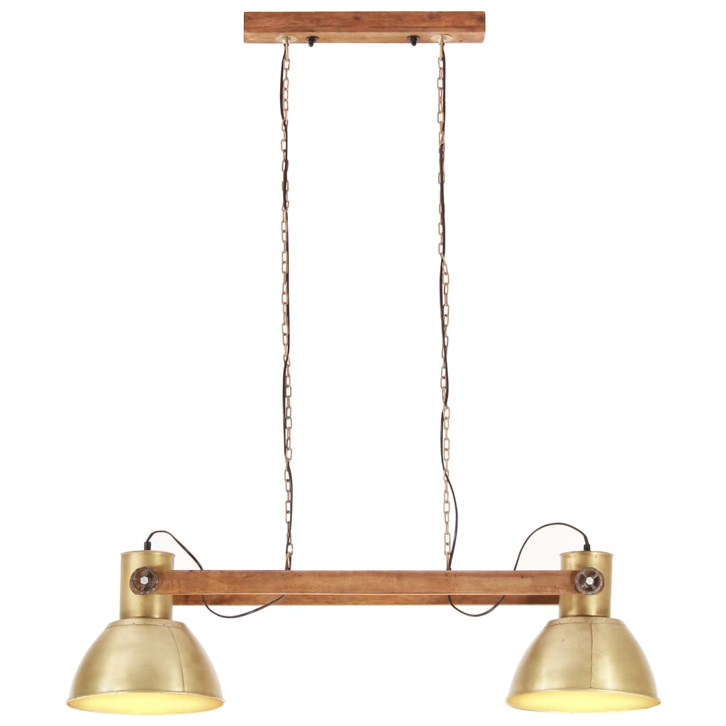 vidaXL Lampe suspendue industrielle 25 W Laiton 109 cm E27