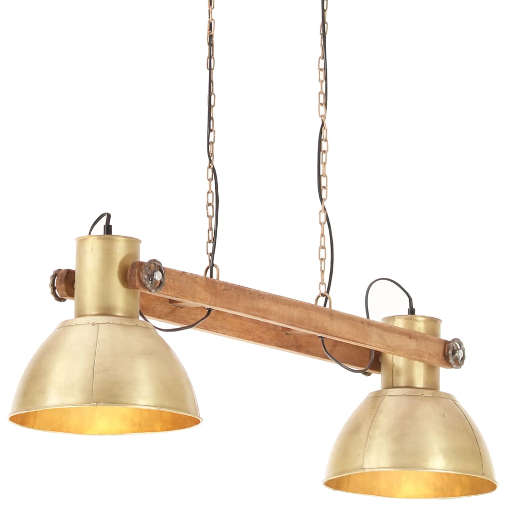 vidaXL Lampe suspendue industrielle 25 W Laiton 109 cm E27