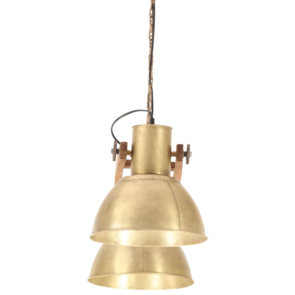 vidaXL Lampe suspendue industrielle 25 W Laiton 109 cm E27