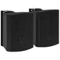 vidaXL Haut-parleurs stéréo muraux 2 pcs noir intérieur extérieur 120W