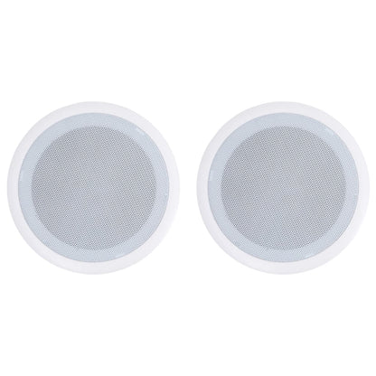 vidaXL Haut-parleurs muraux et de plafond intégrés 2 pcs 80 W