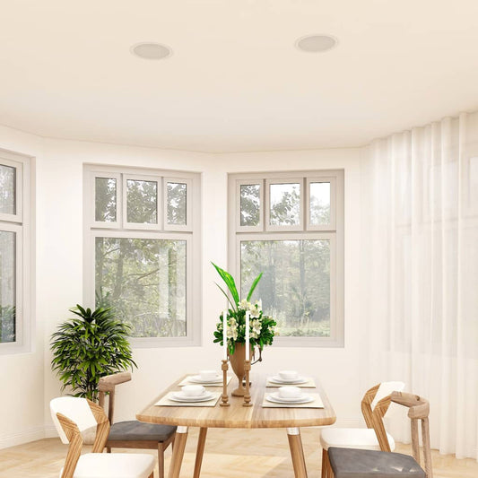 vidaXL Haut-parleurs muraux et de plafond intégrés 2 pcs 80 W