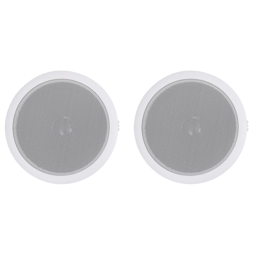 vidaXL Haut-parleurs muraux et de plafond intégrés 2 pcs 120 W