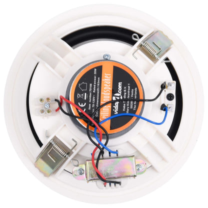 vidaXL Haut-parleurs muraux et de plafond intégrés tweeter 2 pcs 360 W