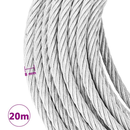 vidaXL Treuil de levage à câble 800 kg