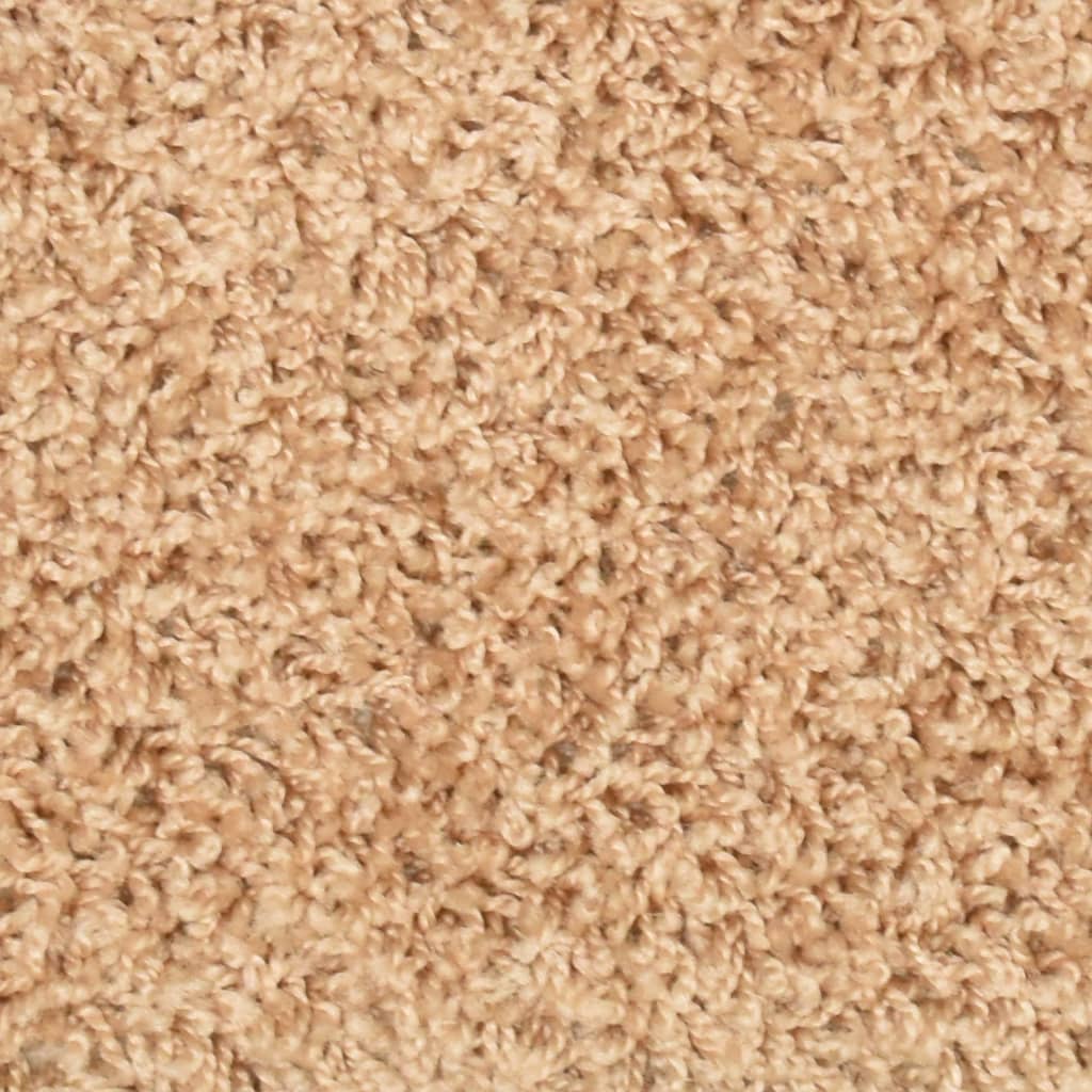 vidaXL Tapis de marches d'escalier 15 pcs Doré 65x21x4 cm