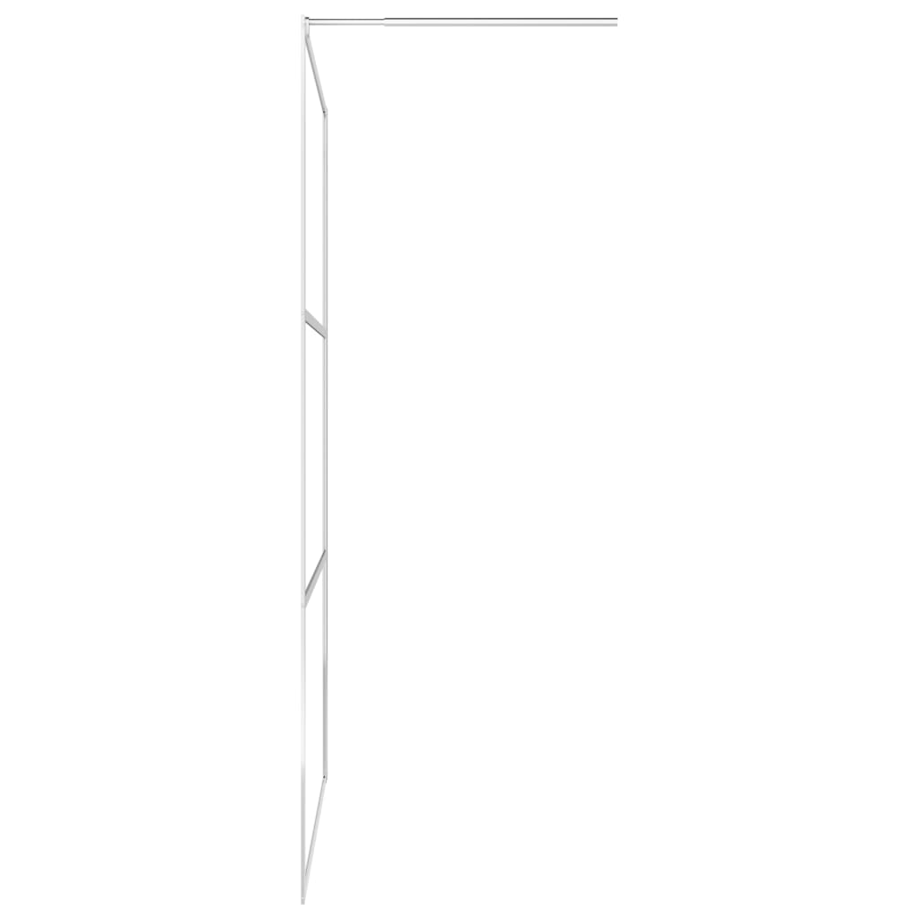 vidaXL Paroi de douche à l'italienne à verre ESG dépoli 115x195 cm