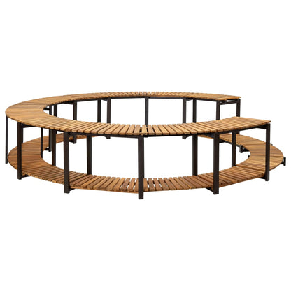 vidaXL Cadre de spa 273x53 cm bois d'acacia massif