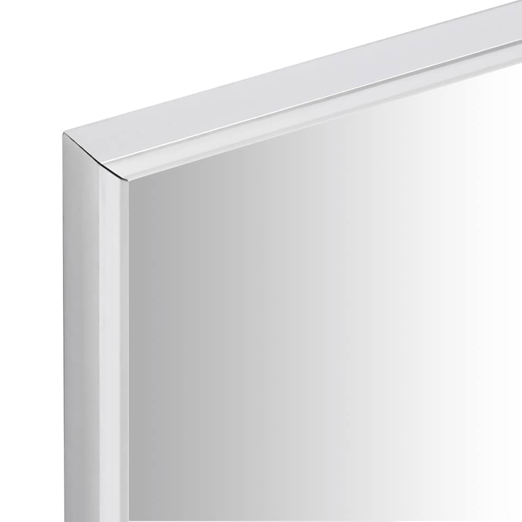 vidaXL Miroir Argenté 60x60 cm