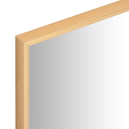 vidaXL Miroir Doré 60x40 cm