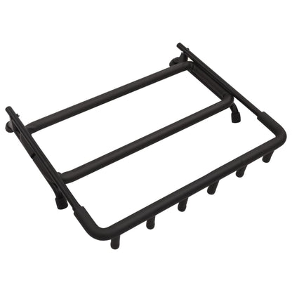 vidaXL Support de guitare pliable avec 5sections noir 74x41x66cm acier