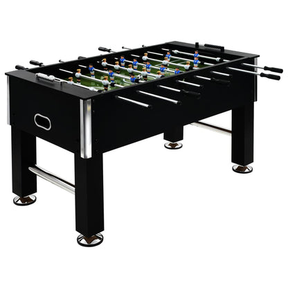 vidaXL Tableaux d'affichage de baby-foot 2 pcs Noir et argenté