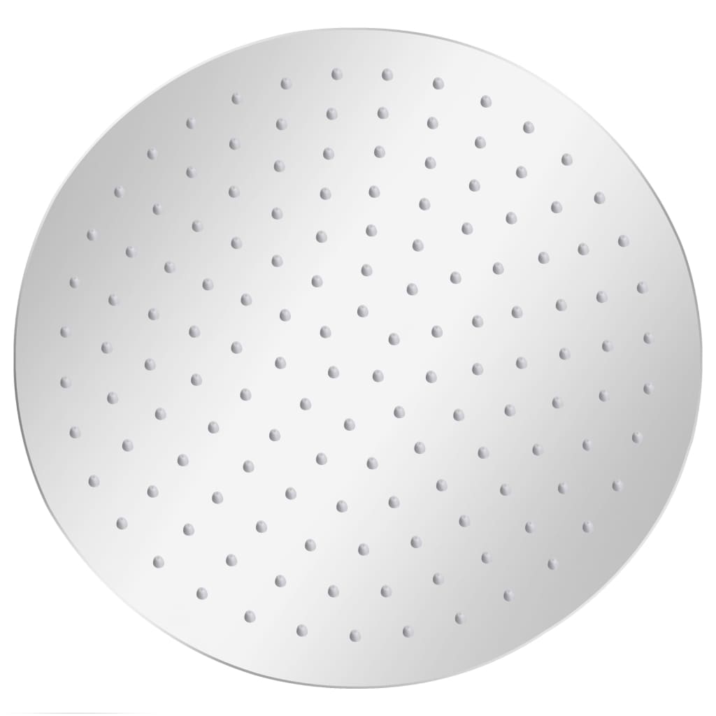 vidaXL Pomme de douche pluie Acier inoxydable 304 30 cm Ronde