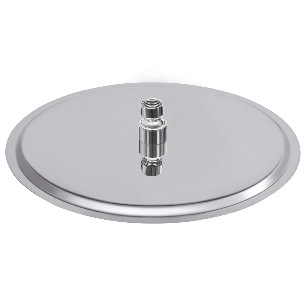 vidaXL Pomme de douche pluie Acier inoxydable 304 30 cm Ronde