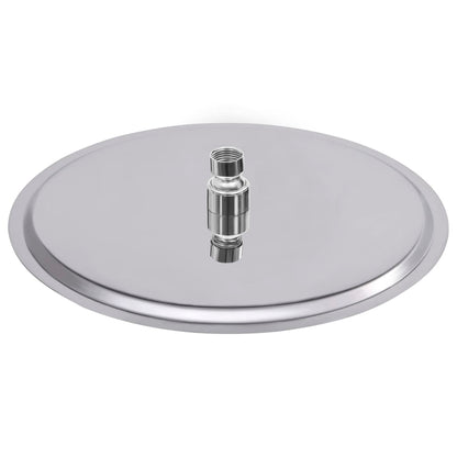 vidaXL Pomme de douche pluie Acier inoxydable 304 30 cm Ronde