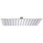 vidaXL Pomme de douche pluie Acier inoxydable 304 30x30 cm Carrée