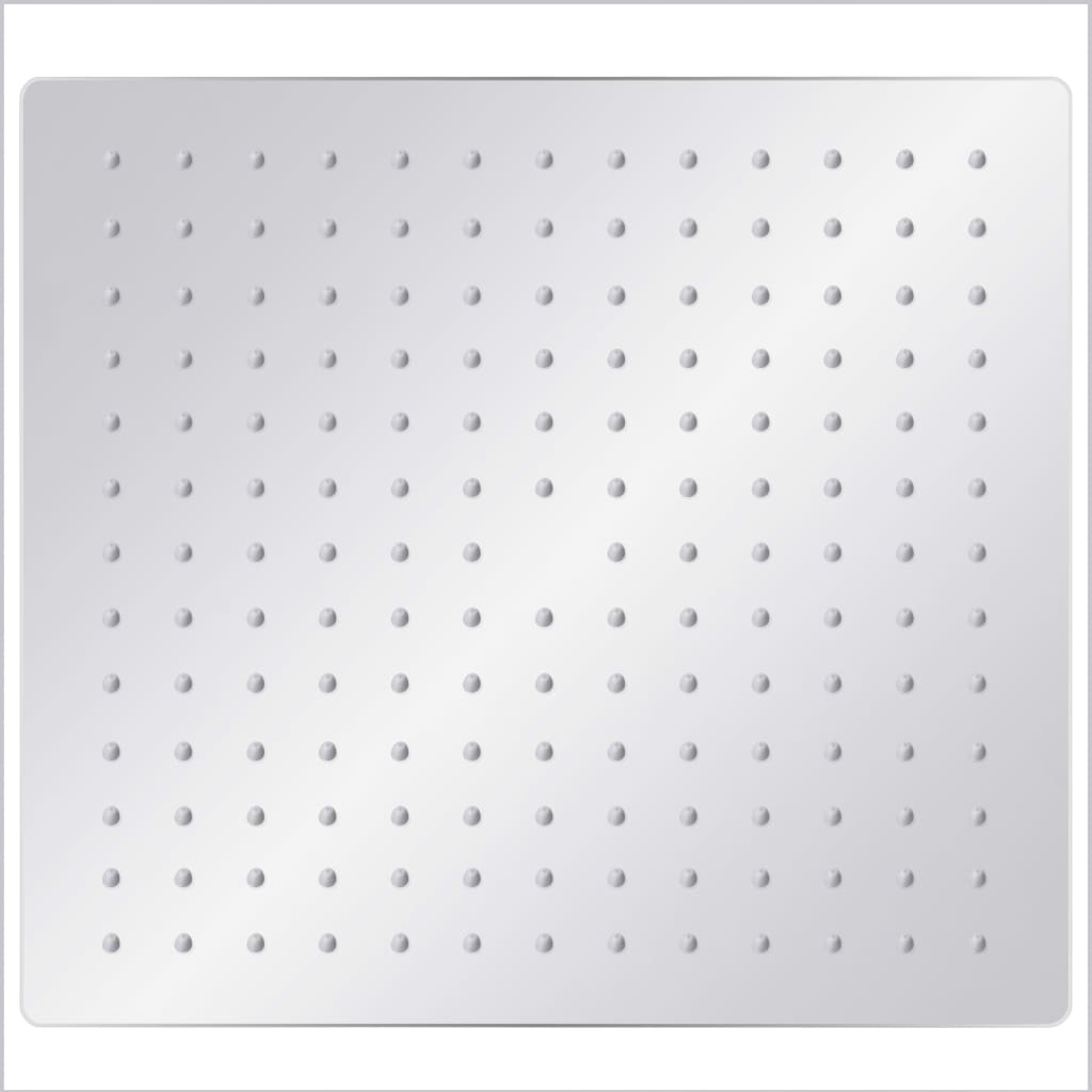 vidaXL Pomme de douche pluie Acier inoxydable 304 30x30 cm Carrée