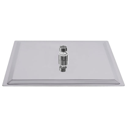 vidaXL Pomme de douche pluie Acier inoxydable 304 30x30 cm Carrée